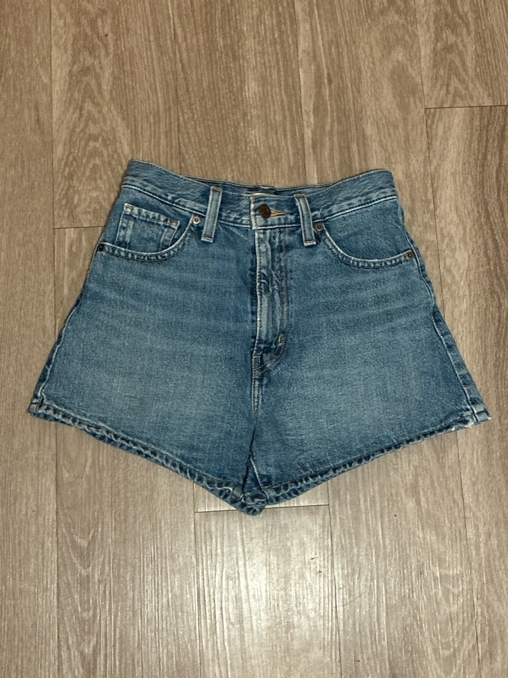Levi's High Waist Mom Denim Shorts